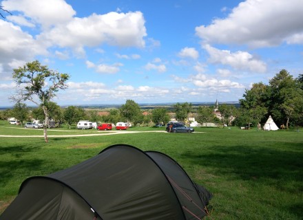 tent met uitzicht